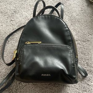 Fossil mini backpack purse
